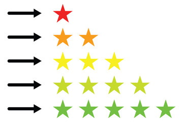 A star rating icon representing user reviews, quality score, and feedback. Ideal for apps, websites, products, and services showcasing rankings, testimonials, and customer satisfaction. EPS 10