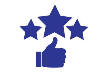 A star rating icon representing user reviews, quality score, and feedback. Ideal for apps, websites, products, and services showcasing rankings, testimonials, and customer satisfaction. EPS 10