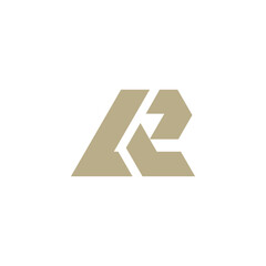 Initial letter CR  logo design template elements  minimal style monogram  square shape typography 