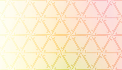 Vector geometric pattern. Triangles curved line. For wallpaper, presentation background, interior design, fashion print. Gradient color
