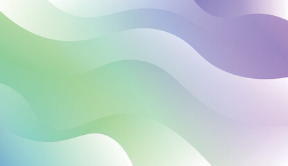 Wave Modern Background. For Business Presentation Wallpaper, Flyer, Cover. Vector Illustration with Color Gradient.