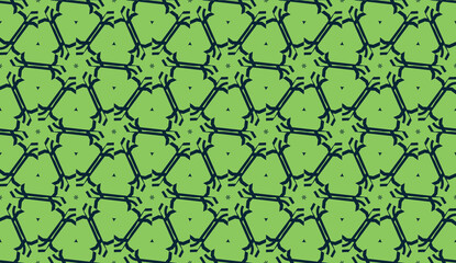Pattern with abstract illusion triangles. Vector illustration. For your business, presentation, fashion print. light, dark green color. seamless