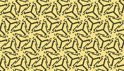 Original interior background in triangles style. Curved line. Vector illustration. For modern interior design, fashion print.