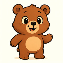 Obraz premium teddy bear cartoon