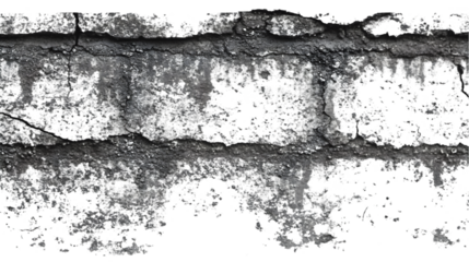 Abstract Grayscale Texture of Weathered Brick Wall Background Photo