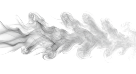 Smoke Stream Abstract Art