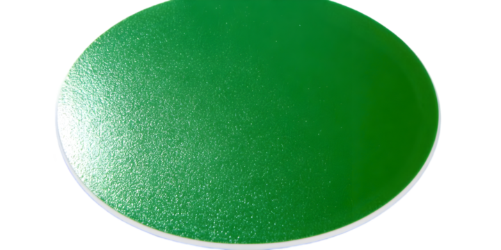 Abstract Green Circle With Glitter And Sparkles On Transparent Background - Powered by Adobe