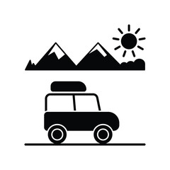 Adventure icon design template