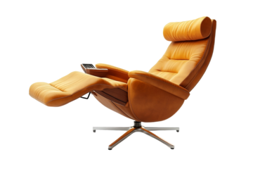 Adjustable Gravity Lounge Chair On PNG Background