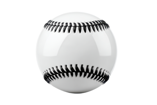 A Crisp and Clean White Baseball, Ready for the Next Pitch of the Game