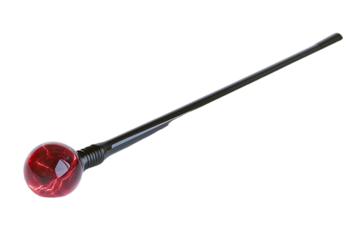 Handheld Lightning Sensing Wand On PNG Background