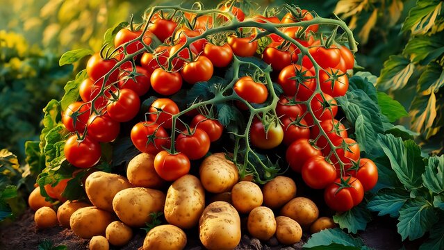 pomato tree background 