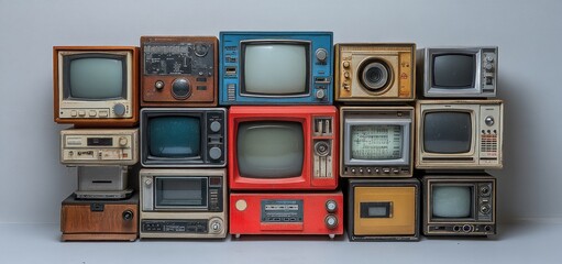 Vintage Televisions Collection: A Nostalgic Display of Retro Electronics