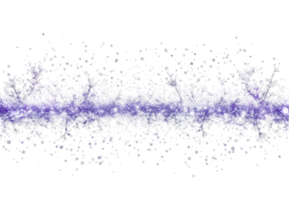 Abstract Purple Line Illustration On Transparent Isolated Background