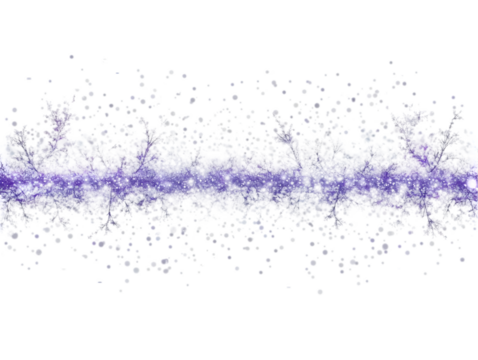 Abstract Purple Line Illustration On Transparent Isolated Background