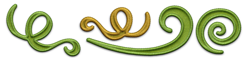 Embroidery floral shape. embroidery background.