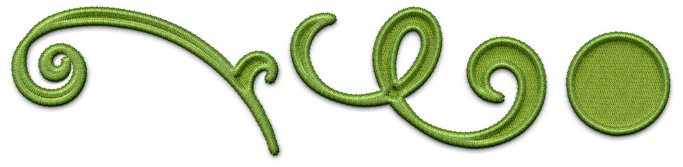 Embroidery floral shape. embroidery background.