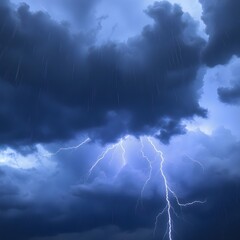 Fototapeta premium lightning sky