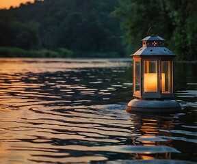 lantern on the water