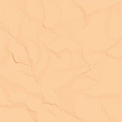 Obraz premium Crumpled Peach and Cream Paper Texture Overlay in Sepia Tone