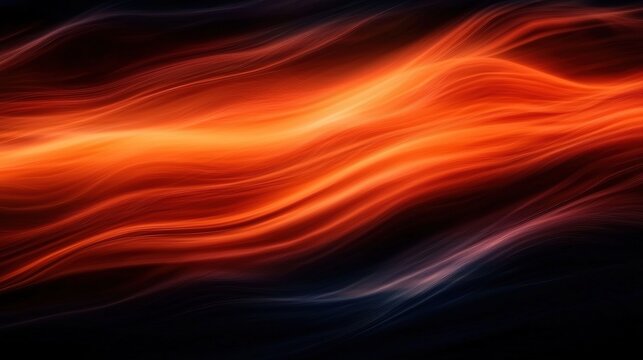 Abstract design with fiery orange and dark hues.