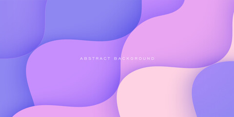 Abstract colorful realistic wave purple gradient background. Simple and trendy wave pattern design. Eps10 vector