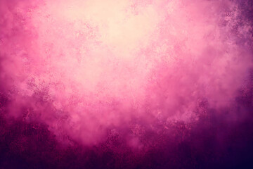 Obraz premium A stunning abstract background showcasing a gradient of vibrant pink and purple hues, textured for a vintage feel. Ideal for design projects needing a touch of elegance and sophistication.