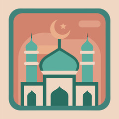 taj mahal vector illustration