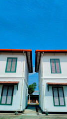colorful houses on a sunny day