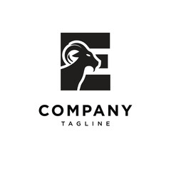 Letter E Eid Al-Adha Logo Icon Vector