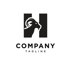 Letter H Eid Al-Adha Logo Icon Vector