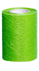 Isolated Green Cylindrical Roll on Transparent Background Illustration