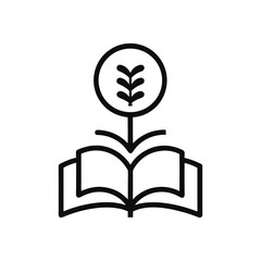 open book with a book