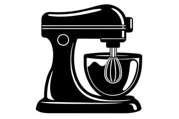 mixer  silhouette vector