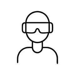vector illustration of cartoon character