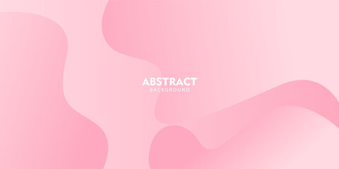 Abstract Pink waves geometric background. Modern background design. gradient color. Fluid shapes composition. Fit for presentation design. website, banners, wallpapers, brochure, posters