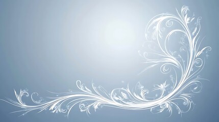 Floral design, soft pastel background