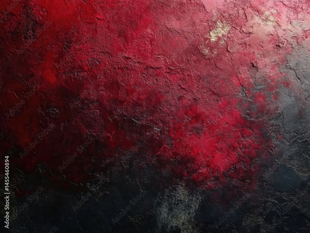Poster textured background of deep red merging into black. great for edgy design projects needing a bold vi