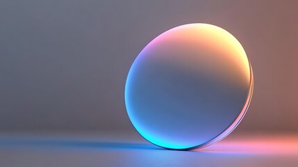 Futuristic sphere studio shot