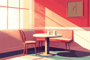 modern dining room