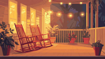 comfortable home lantern even day