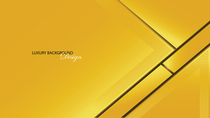 Obraz premium Yellow geometric background vector design. 