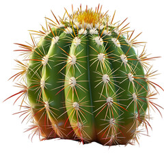 Green cactus plant potted succulent spiny desert home decor prickly PNG On Transparent Background