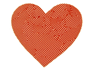 Red Heart Illustration on Transparent Background Isolated Symbol