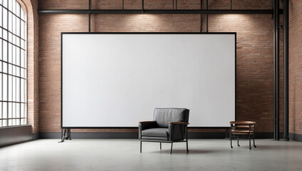 Spacious Industrial Hall Interior with Wide Format for Events
