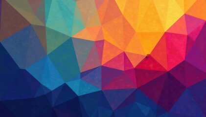 Obraz premium Geometric abstract shapes, vibrant color block, graphics, wall