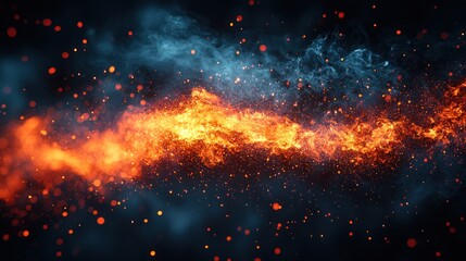 Fototapeta premium Fiery Abstract