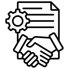 Contract Management Icon