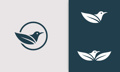 bird icon logo vector illustration