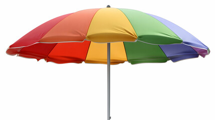 Obraz premium Beach Umbrella in isolated white